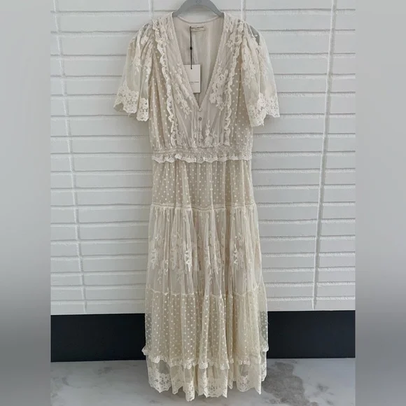 NWT Spell Dawn Lace Gown - L - Picture 7 of 16